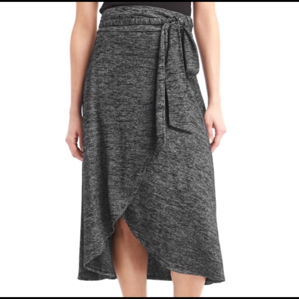 NWT Gap Wrap Midi Knit Skirt